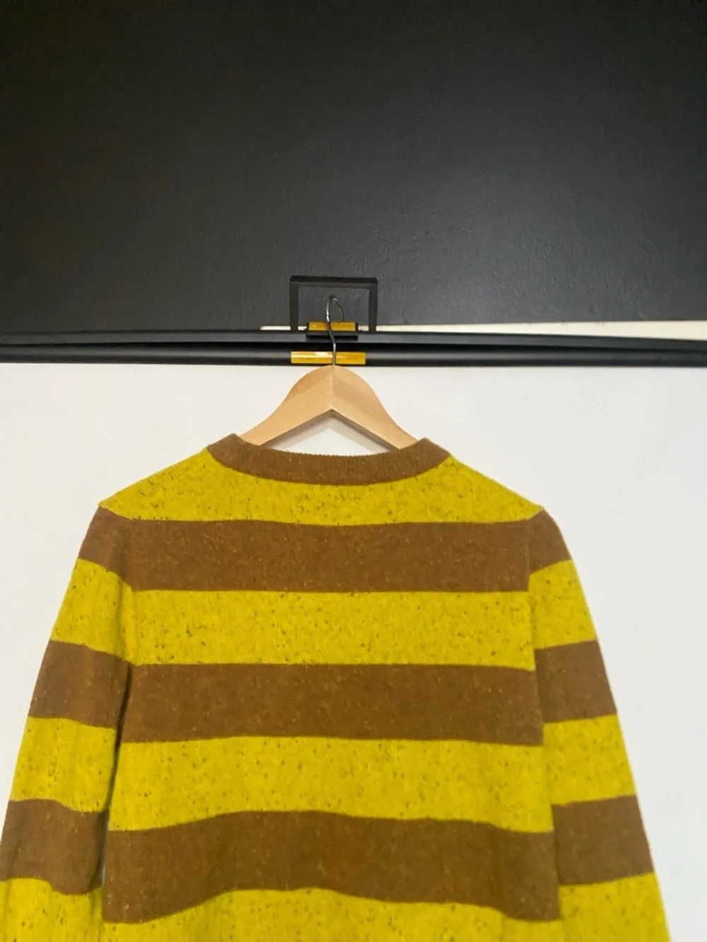 J.Crew M Wool Blend Striped Sweater